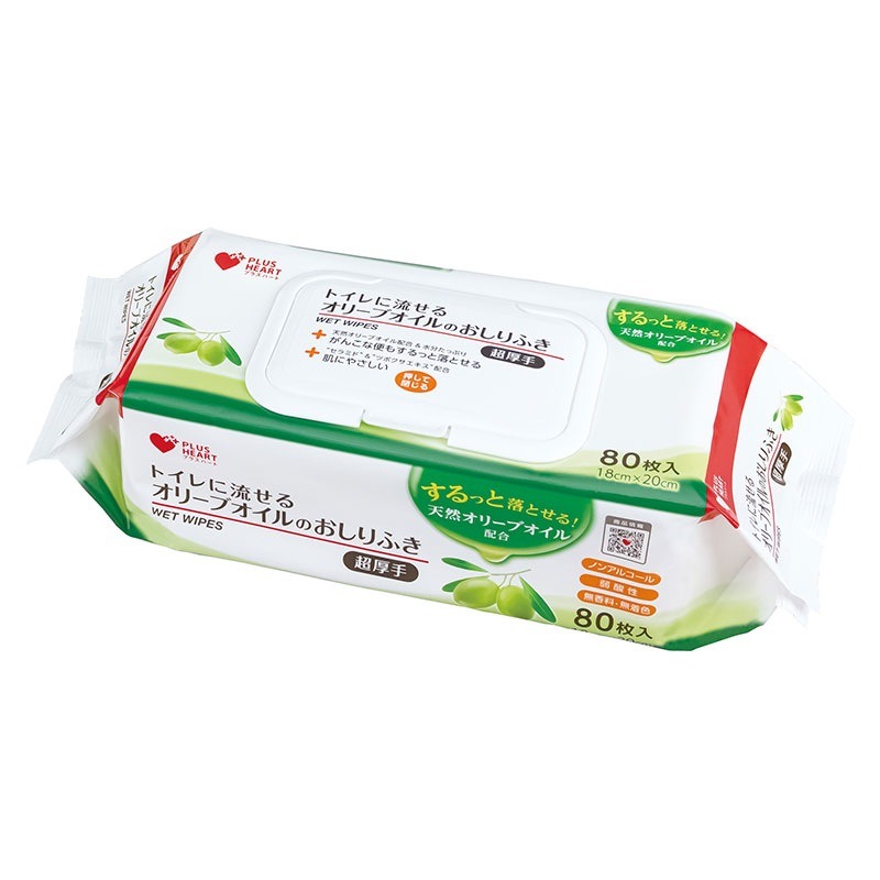 オオサキメディカル PH トイレに流せるオリーブオイルのおしりふき