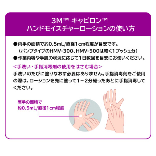 3M キャビロン ハンドモイスチャーローション　500mL