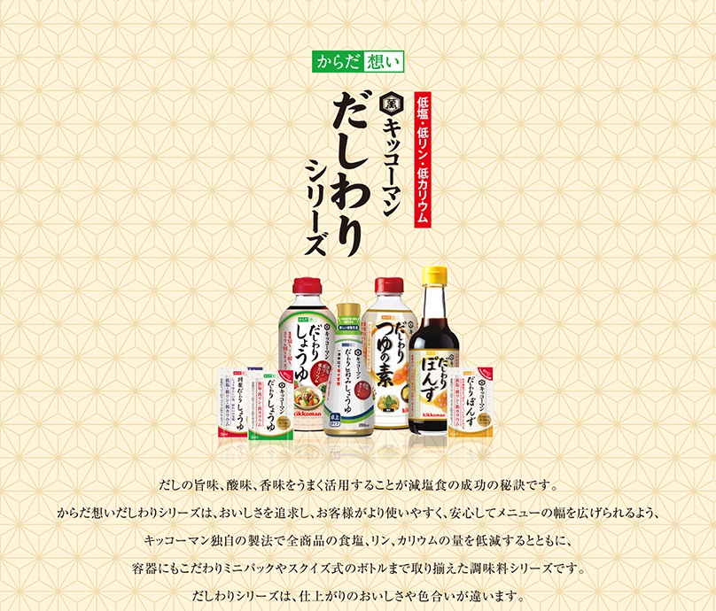 キッコーマン からだ想い だしわりシリーズ詰め合わせ6本セット