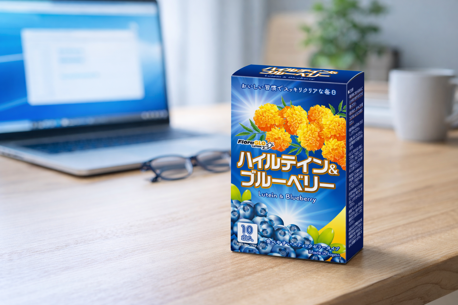 ハイルテイン＆ブルーベリーゼリー10袋入