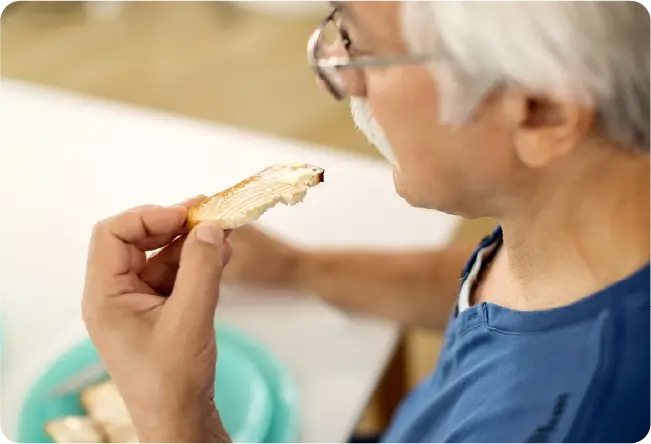 誤嚥を防ぐ食事環境を整える