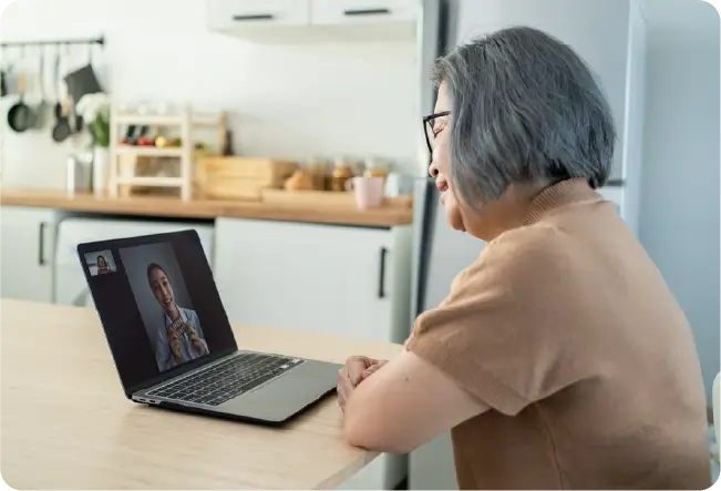 遠距離介護の不安に対処する